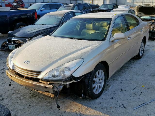 JTHBF30G820059403 - 2002 LEXUS ES 300 GOLD photo 2