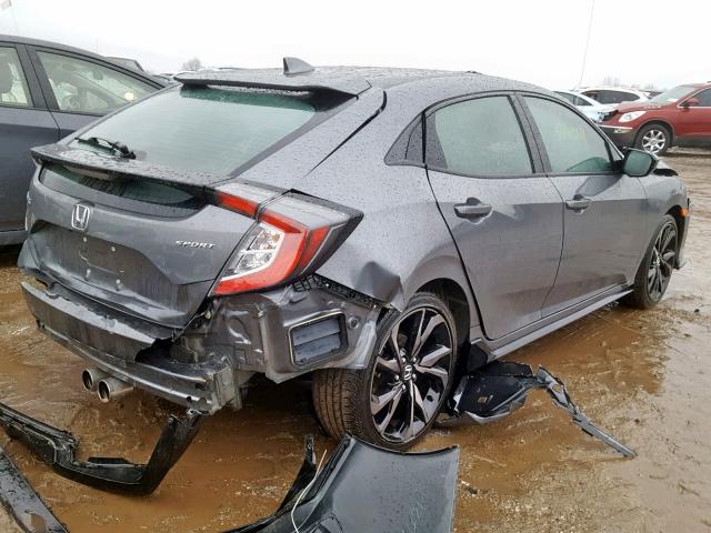 SHHFK7G42JU221820 - 2018 HONDA CIVIC SPOR GRAY photo 4