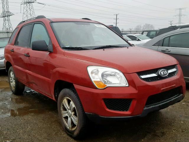 KNDJF724X97593088 - 2009 KIA SPORTAGE L RED photo 1