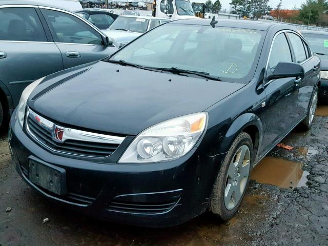 1G8ZS57B49F197376 - 2009 SATURN AURA XE BLACK photo 2