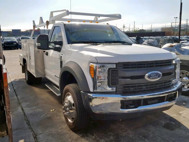 1FDUF5GT3HED13275 - 2017 FORD F550 SUPER WHITE photo 1
