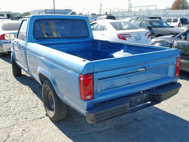 1FTCR10TXJUC95685 - 1988 FORD RANGER BLUE photo 3