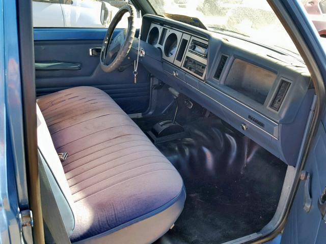 1FTCR10TXJUC95685 - 1988 FORD RANGER BLUE photo 5