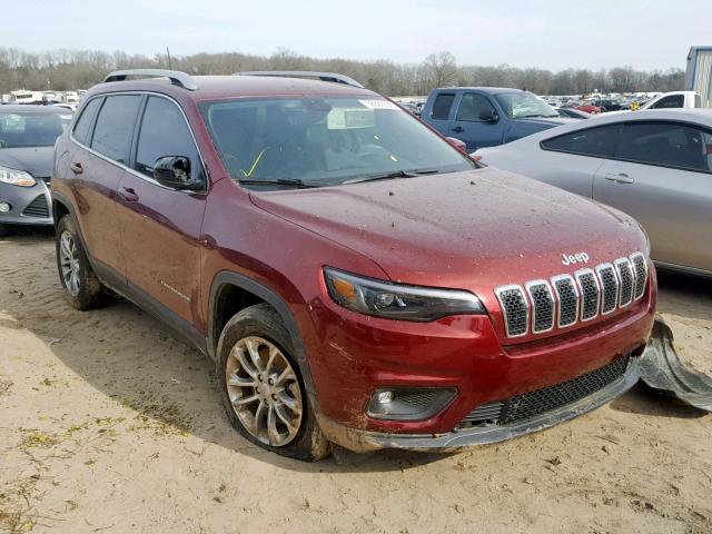 1C4PJLLB3KD197025 - 2019 JEEP CHEROKEE L RED photo 1