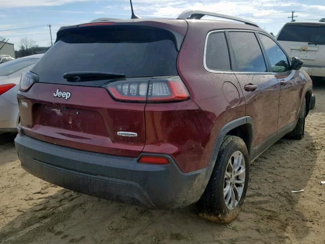 1C4PJLLB3KD197025 - 2019 JEEP CHEROKEE L RED photo 4