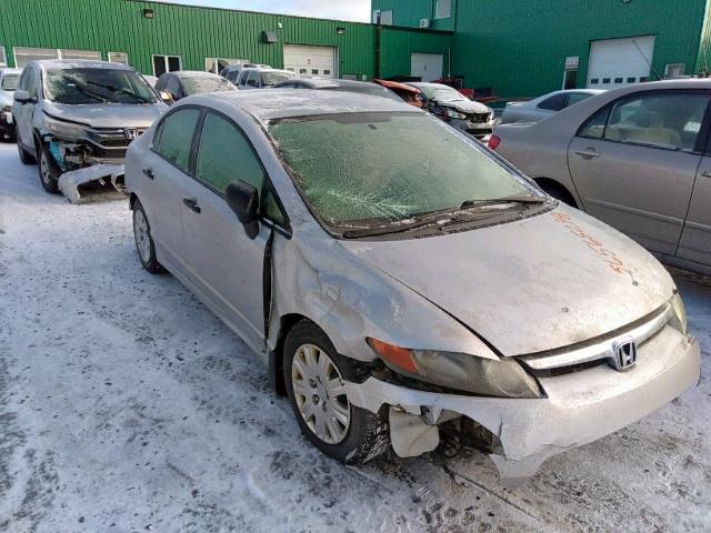 2HGFA15248H122439 - 2008 HONDA CIVIC DX SILVER photo 1