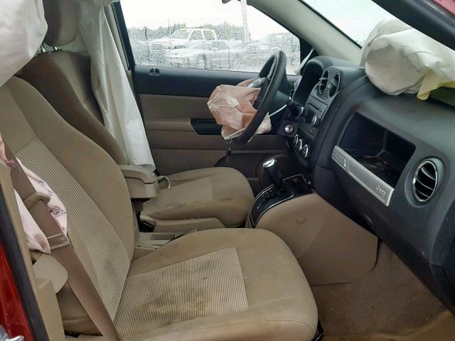 1C4NJCBB3ED666921 - 2014 JEEP COMPASS SP 栗色 照片 5