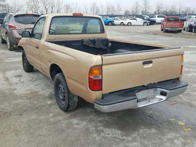 4TANL42N7YZ590746 - 2000 TOYOTA TACOMA TAN photo 3