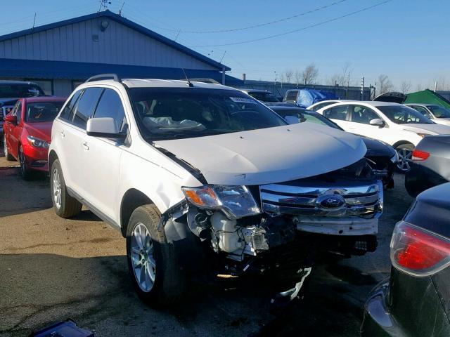 2FMDK4JC2ABA44041 - 2010 FORD EDGE SEL WHITE photo 1