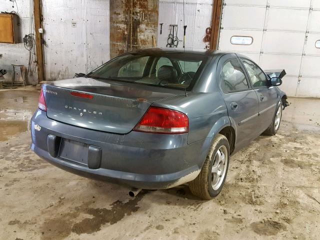 1C3EL56R22N207287 - 2002 CHRYSLER SEBRING LX GRAY photo 4