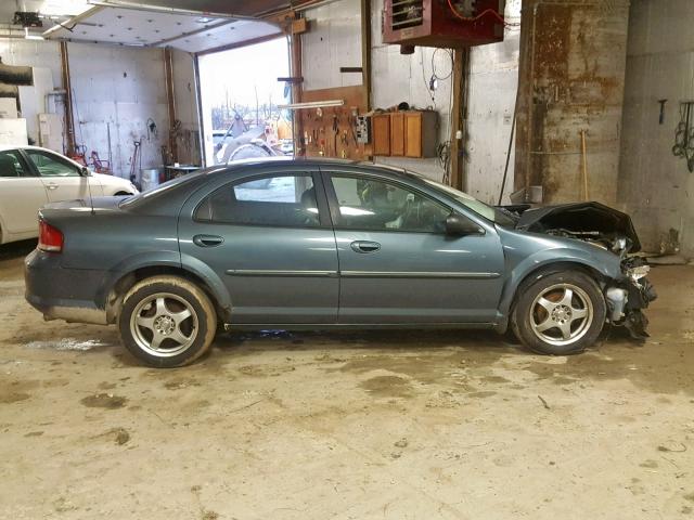 1C3EL56R22N207287 - 2002 CHRYSLER SEBRING LX GRAY photo 9