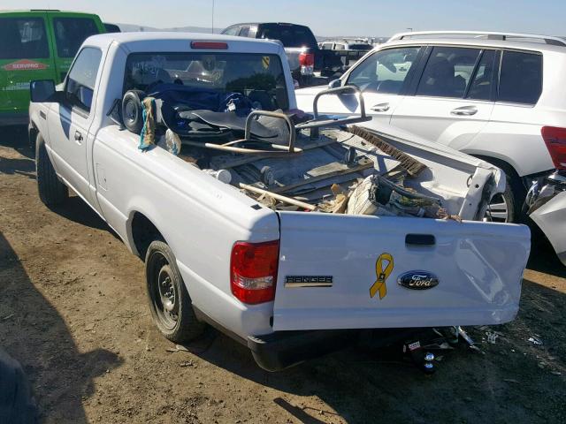 1FTYR10UX7PA05421 - 2007 FORD RANGER WHITE photo 3