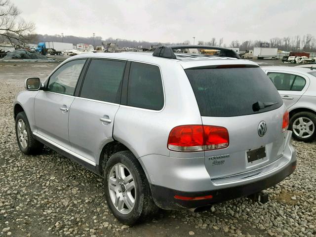 WVGZM77L85D020173 - 2005 VOLKSWAGEN TOUAREG 4. SILVER photo 3