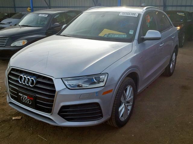 WA1ECCFS9JR032122 - 2018 AUDI Q3 PREMIUM SILVER photo 2