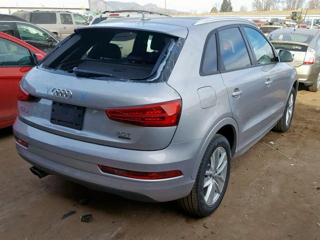 WA1ECCFS9JR032122 - 2018 AUDI Q3 PREMIUM SILVER photo 4