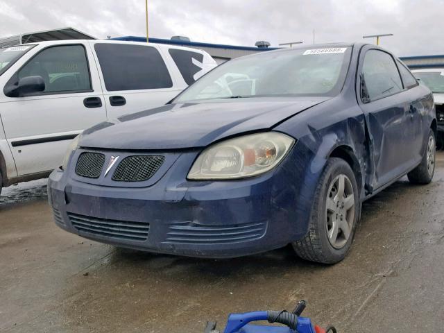 1G2AS18H197198613 - 2009 PONTIAC G5 BLUE photo 2