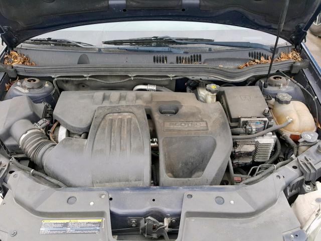 1G2AS18H197198613 - 2009 PONTIAC G5 BLUE photo 7