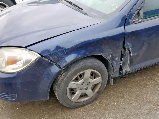 1G2AS18H197198613 - 2009 PONTIAC G5 BLUE photo 9