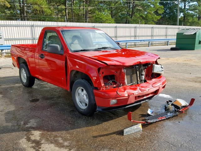 1GCCS148268308035 - 2006 CHEVROLET COLORADO RED photo 1