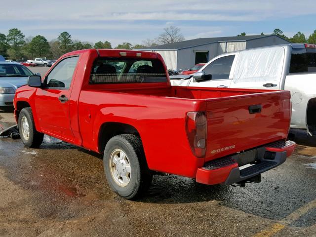 1GCCS148268308035 - 2006 CHEVROLET COLORADO RED photo 3