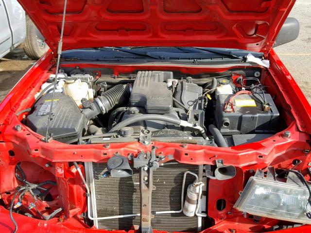 1GCCS148268308035 - 2006 CHEVROLET COLORADO RED photo 7