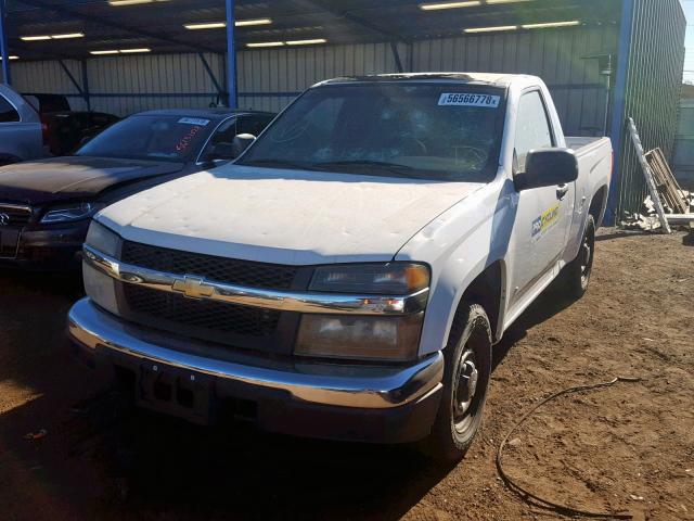 1GCCS149188199031 - 2008 CHEVROLET COLORADO WHITE photo 2