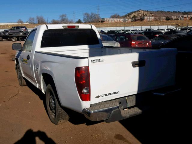 1GCCS149188199031 - 2008 CHEVROLET COLORADO WHITE photo 3