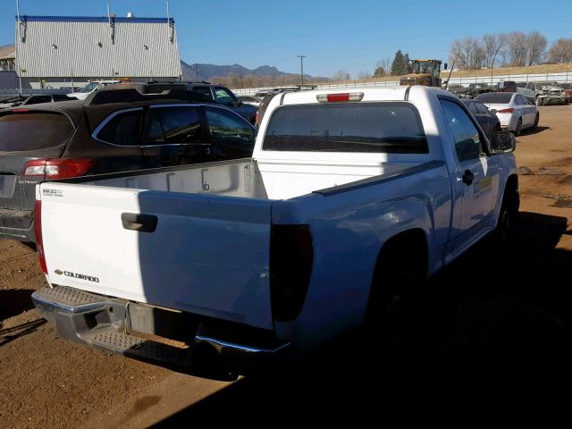 1GCCS149188199031 - 2008 CHEVROLET COLORADO WHITE photo 4