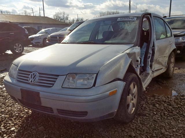 3VWSE69M93M071943 - 2003 VOLKSWAGEN JETTA GLS SILVER photo 2