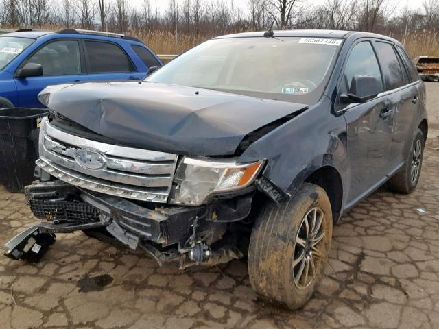 2FMDK39C78BA33271 - 2008 FORD EDGE LIMIT BLUE photo 2