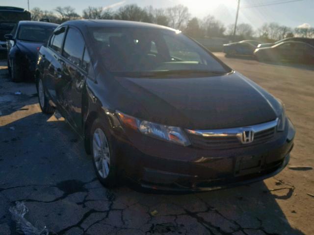 19XFB2F95CE050099 - 2012 HONDA CIVIC EXL BLACK photo 1