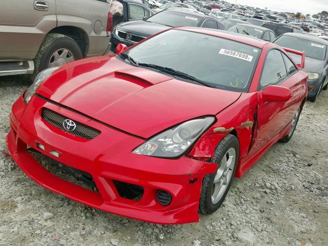JTDDY32T030066412 - 2003 TOYOTA CELICA GT- RED photo 2