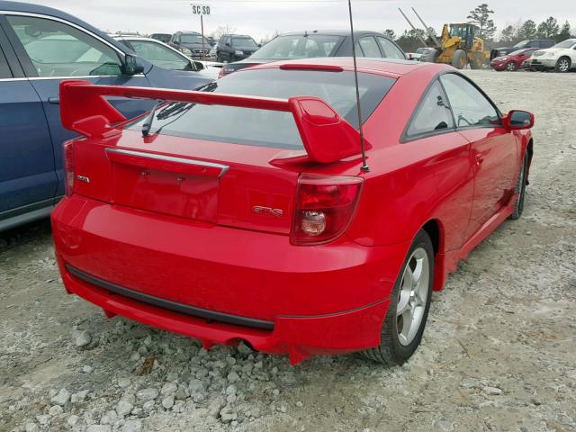 JTDDY32T030066412 - 2003 TOYOTA CELICA GT- RED photo 4