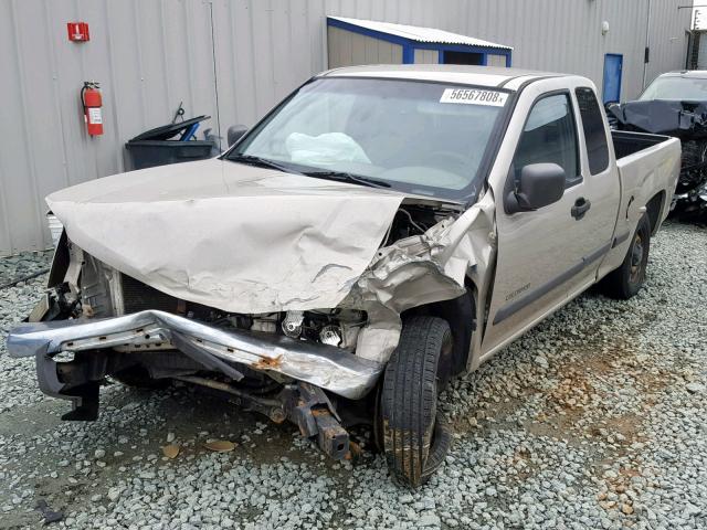 1GCCS198148168839 - 2004 CHEVROLET COLORADO BEIGE photo 2