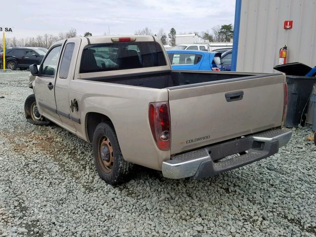 1GCCS198148168839 - 2004 CHEVROLET COLORADO BEIGE photo 3