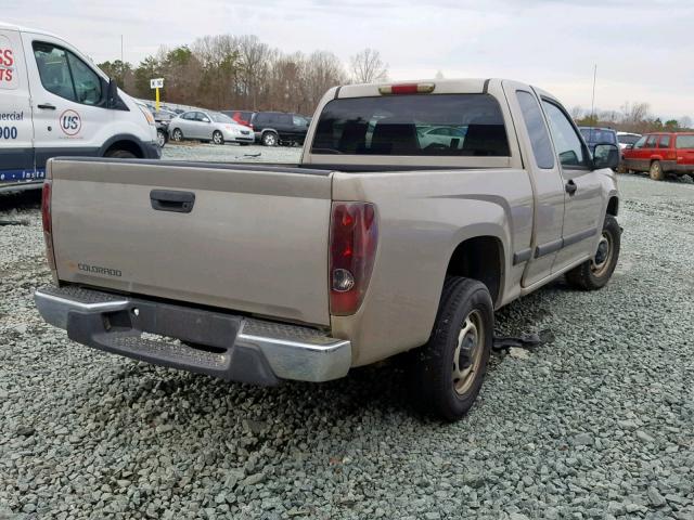 1GCCS198148168839 - 2004 CHEVROLET COLORADO BEIGE photo 4