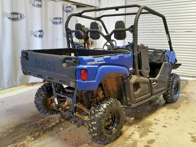 05YAM62Y3EA101184 - 2014 YAMAHA VIKING ATV BLUE photo 4