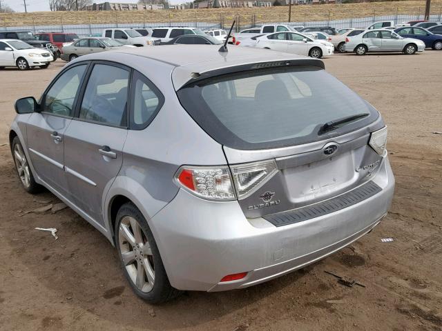 JF1GH63628G826822 - 2008 SUBARU IMPREZA OU SILVER photo 3