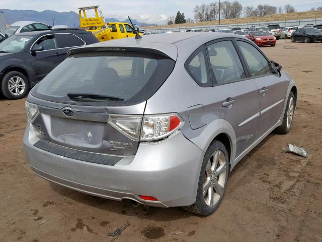 JF1GH63628G826822 - 2008 SUBARU IMPREZA OU SILVER photo 4