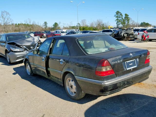 WDBHA23G5WA584417 - 1998 MERCEDES-BENZ C 230 BLACK photo 3