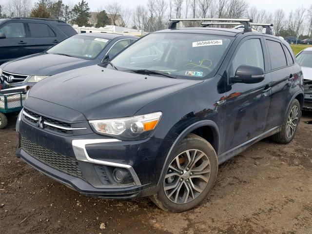 JA4AR3AU8JU019865 - 2018 MITSUBISHI OUTLANDER BLACK photo 2