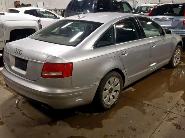 WAUDG74F95N080572 - 2005 AUDI A6 3.2 QUA SILVER photo 4