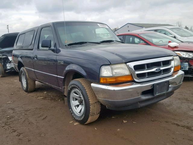 1FTYR10C2YTA89458 - 2000 FORD RANGER BLUE photo 1