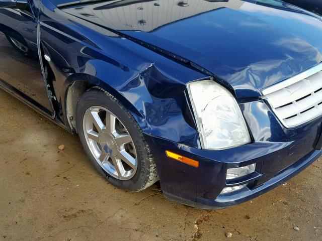 1G6DW677460192508 - 2006 CADILLAC STS BLUE photo 9