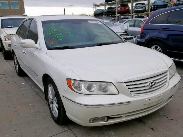 KMHFC46FX8A311005 - 2008 HYUNDAI AZERA SE WHITE photo 1