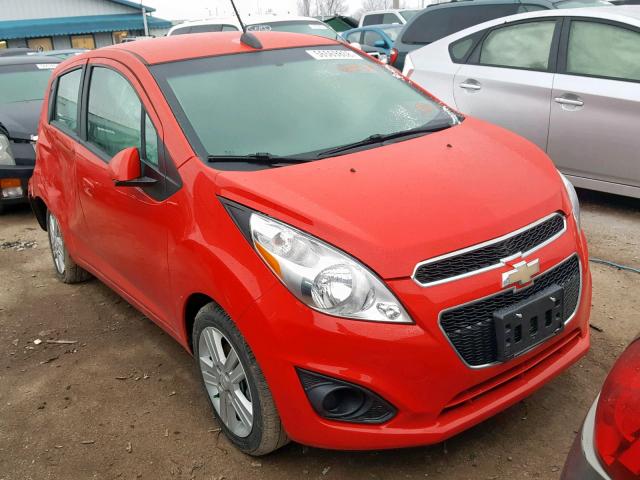 KL8CA6S98FC711177 - 2015 CHEVROLET SPARK LS RED photo 1