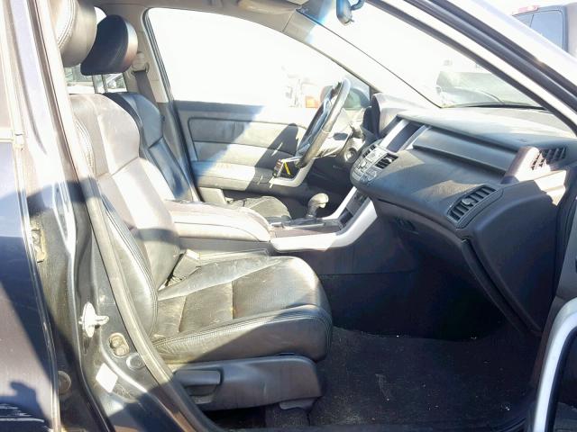 5J8TB18247A007106 - 2007 ACURA RDX BLACK photo 5