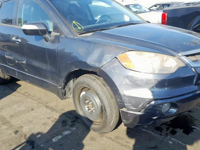 5J8TB18247A007106 - 2007 ACURA RDX BLACK photo 9