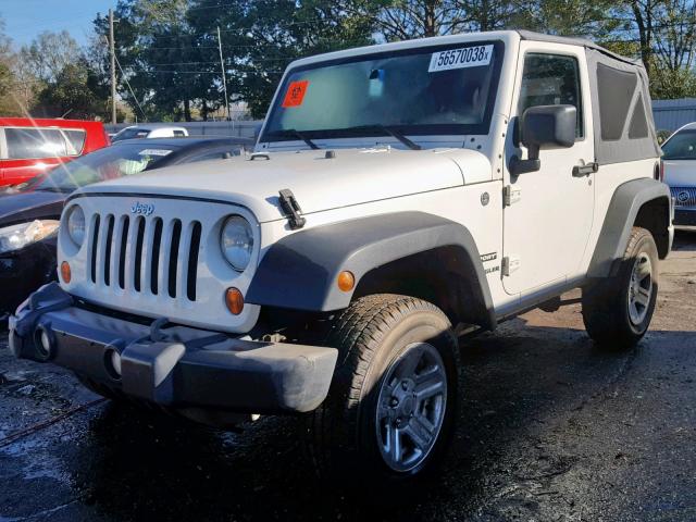 1J4AA2D13AL193092 - 2010 JEEP WRANGLER S WHITE photo 2