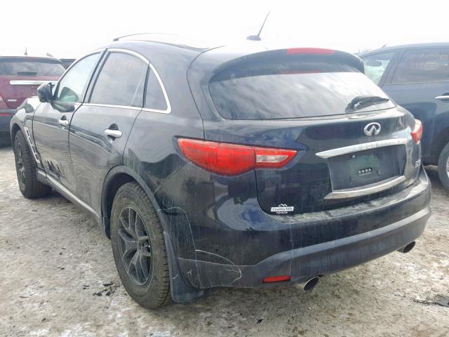 JN8BS1MW1AM830315 - 2010 INFINITI FX50 BLACK photo 3